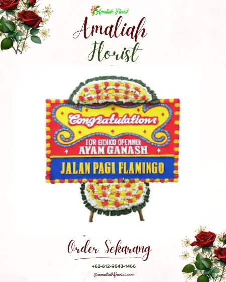 Sewa Papan Bunga Cikareo